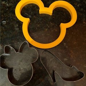Disney home cookie cutters Cinderella Minnie Mouse Mickey Mouse pancake mold